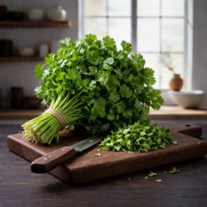 Coriandre (botte) – Parfum Exotique, Fraîcheur Intense et Note Citronnée