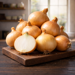 Oignons jaunes frais – Saveur douce et fondante à la cuisson