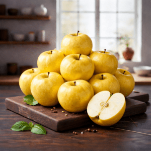 Pomme Jaune – Douceur de Miel, Chair Fondante et Parfum Subtil