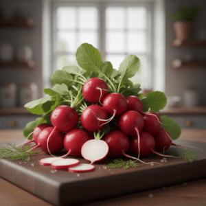 Radis Croquants et Piquants – La Touche Rosée de Votre Assiette