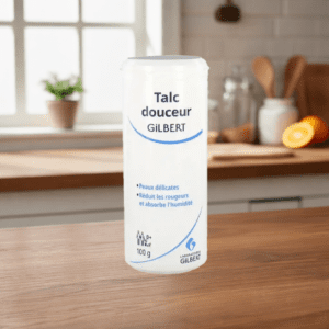 Talc – Gilbert – Douceur – 100G – Apaisant – Naturel – Pour peaux sensibles