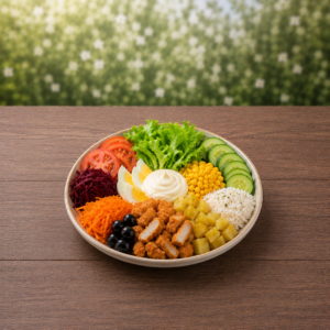 La Salade Crispy– Le Sommet du Croustillant, de la Fraîcheur et de la Gourmandise