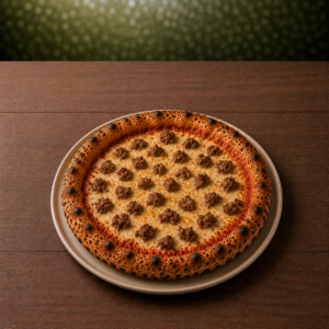 La Pizza Dinde Kefta – Le Mariage Parfait de la Tradition et du Fromage Fondant