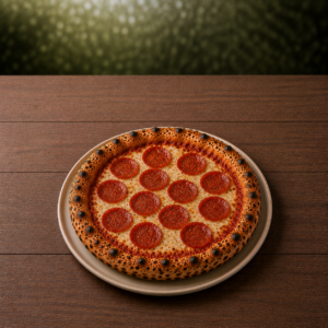 La Pizza Pepperoni  – Le Classique Américain au Pepperoni de Bœuf et Fromage Fondant