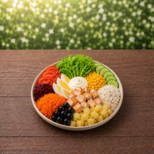 La Salade Poulet – Le Duo Gourmand de la Terre et du Potager