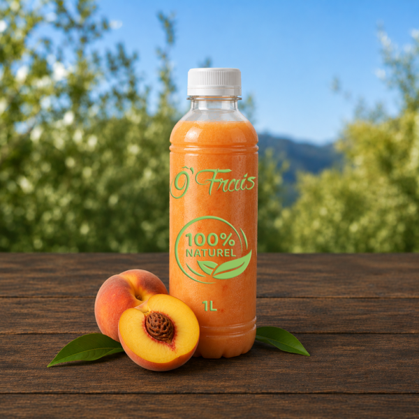 Jus de Pêche Frais – La Douceur Ensoleillée, Veloutée et Désaltérante